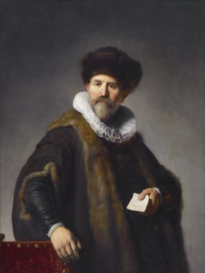 Portrait of Nicolaes Ruts by Rembrandt van Rijn